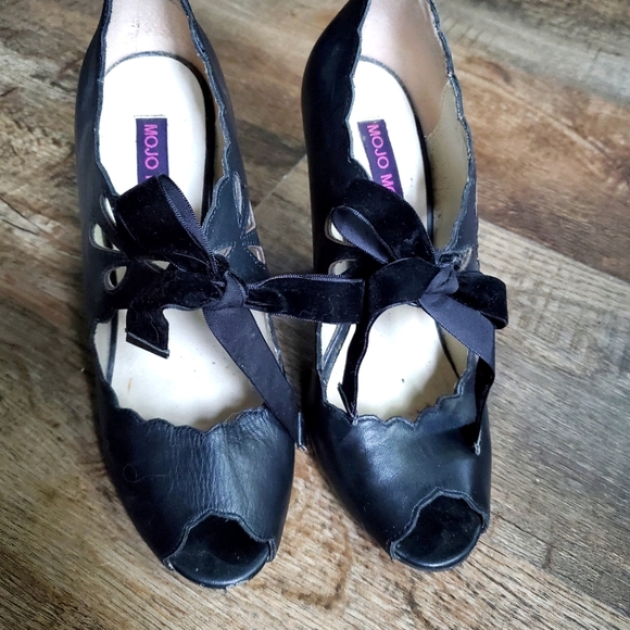 Mojo Moxy Tie-up Open-Toe Heel - Picture 5 of 7